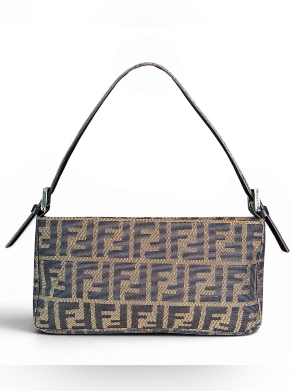 Fendi Zucca FF Pochette Baguette Vintage
